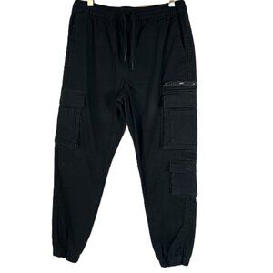 🖤Aeropostale Black Utility Joggers – Size M Streetwear Meets Cozy Fall Fashion